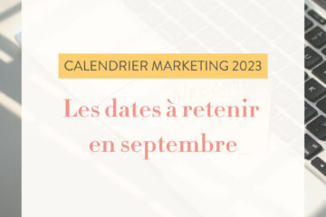 Calendrier marketing septembre 2023 - Anaelle Faure redactrice web